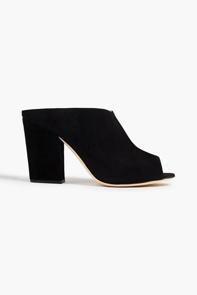 商品Sergio Rossi|Royal suede mules,价格¥2116,第1张图片