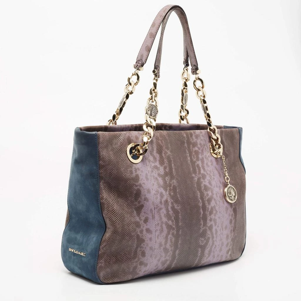 商品[二手商品] BVLGARI|Bvlgari Multicolor Karung Shopper Tote,价格¥3759,第3张图片详细描述