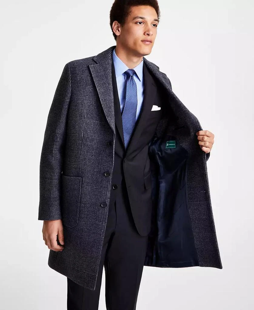 商品Brooks Brothers|Men's Plaid Double-Face Wool Blend Overcoat,价格¥1579,第4张图片详细描述