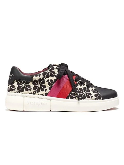 商品Kate Spade|Keswick Floral Jacquard Low-Top Sneakers,价格¥1176,第1张图片