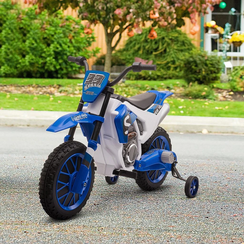商品Streamdale Furniture|Streamdale 12V Kids Motorcycle Dirt Bike Electric Battery-Powered Ride-On Toy Off-road Street Bike with Charging Battery,价格¥2373,第2张图片详细描述