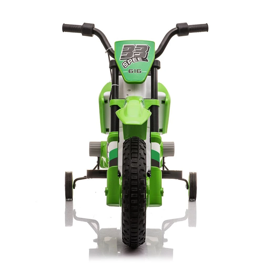 Streamdale Green Electric Kids Ride On Motorbike with Safety Features and Powerful Motors 商品