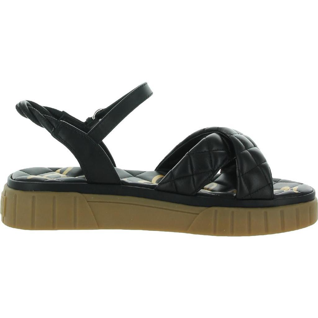 商品Sam Edelman|Sam Edelman Womens Gavril Leather Slingback Flatform Sandals,价格¥189-¥211,第5张图片详细描述