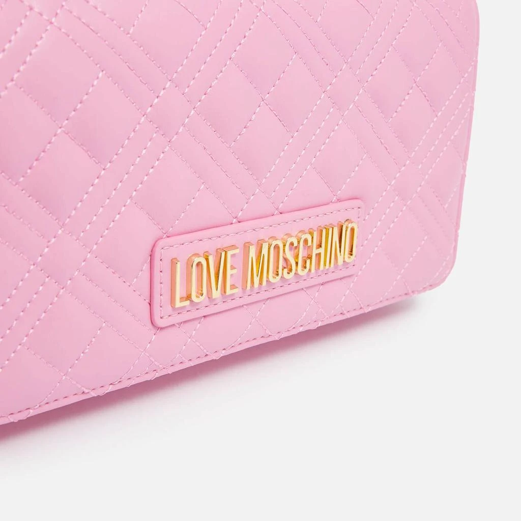 商品The Hut|Love Moschino Classic Quilted Faux Leather Shoulder Bag,价格¥528,第4张图片详细描述