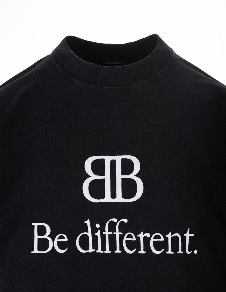 商品Balenciaga|BALENCIAGA BB Be Different Large Fit T-Shirt In,价格¥3776,第5张图片详细描述