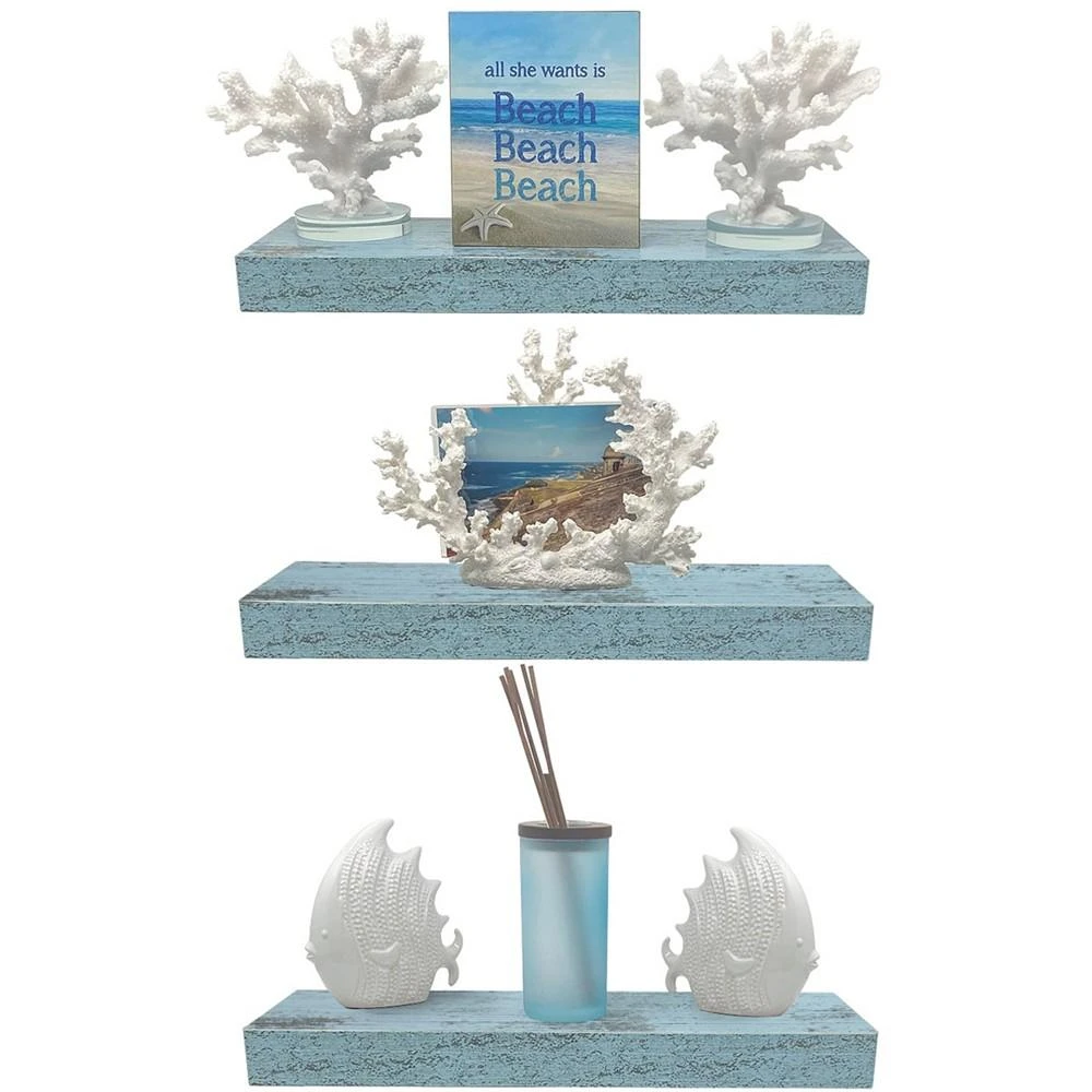 商品Sorbus|Floating Shelf, Set of 3,价格¥292,第2张图片详细描述