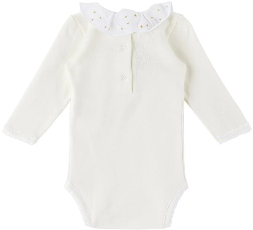 商品Bonpoint|Baby White April Bodysuit,价格¥378,第2张图片详细描述