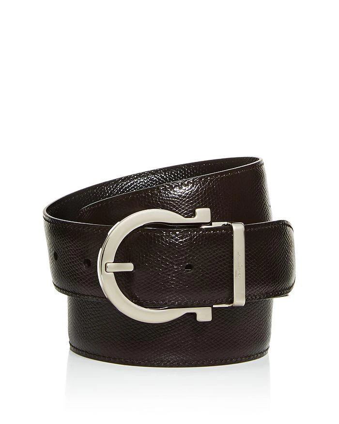 商品Salvatore Ferragamo|Salvatore Men's Gancini Reversible Leather Belt,价格¥3693,第1张图片详细描述