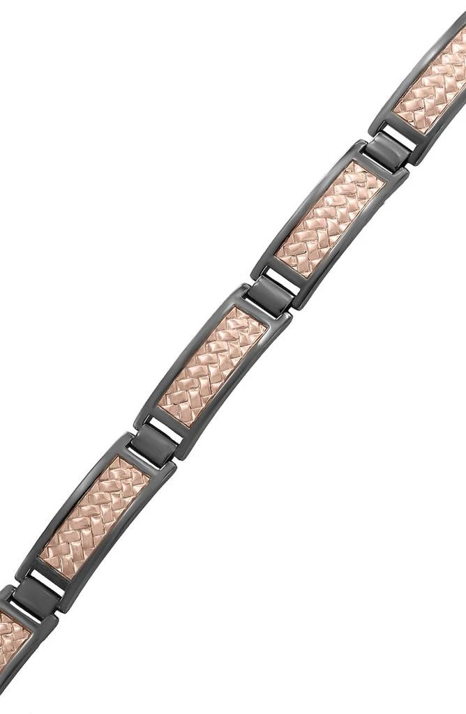 商品Effy|Two-Tone Sterling Silver Woven Link Flex Bracelet,价格¥2069,第1张图片