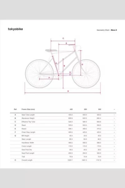 商品tokyobike|tokyobike Mono II Bicycle,价格¥4862,第4张图片详细描述