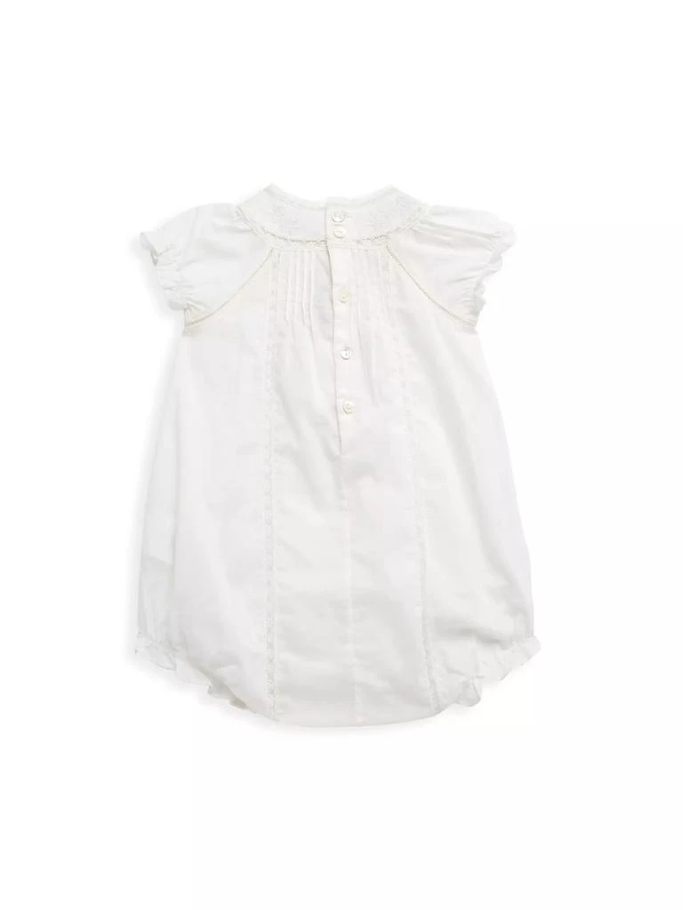 商品Bonpoint|Baby Girl's Lace-Trim Cotton Bubble Romper,价格¥1712,第2张图片详细描述