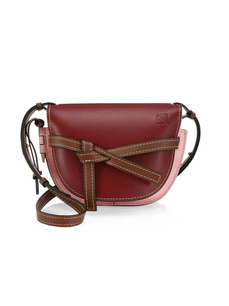 商品Loewe|Small Gate Leather Saddle Bag,价格¥11500,第1张图片