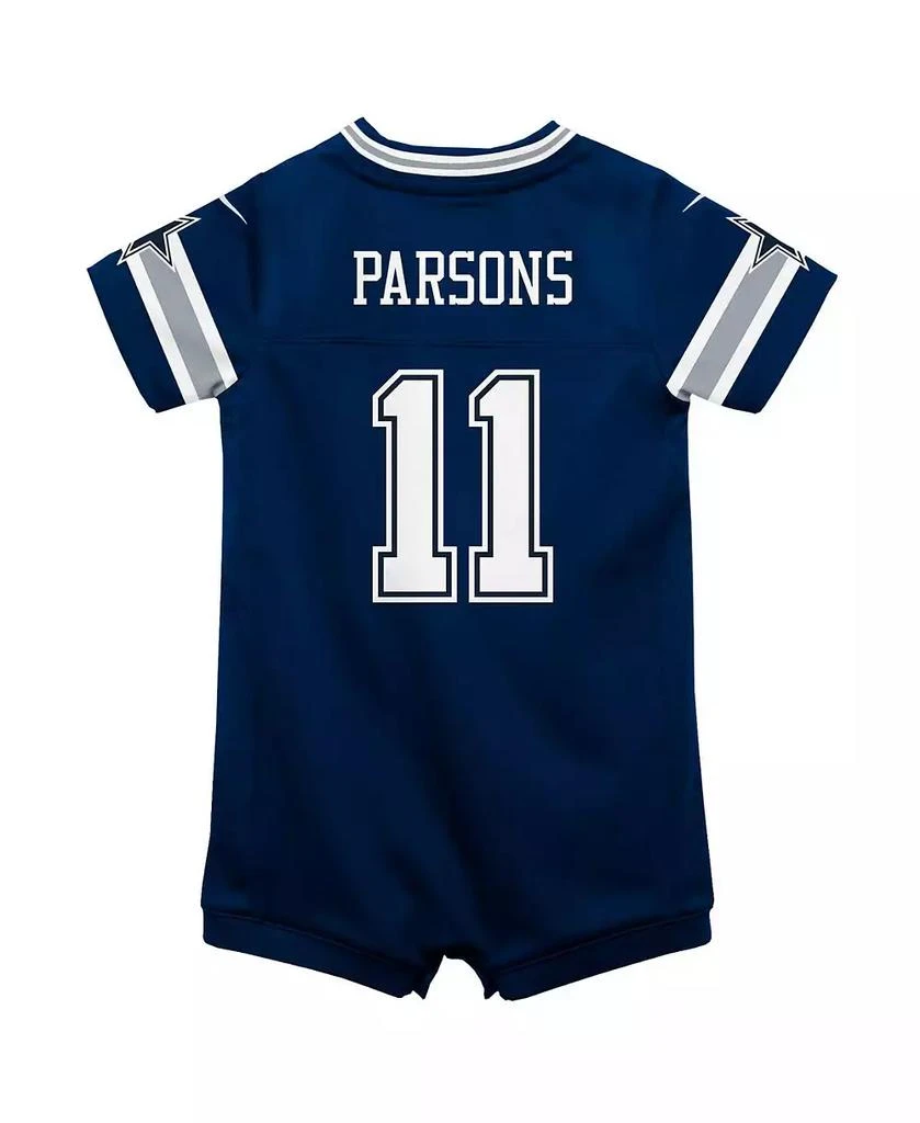 商品NIKE|Infant Boys and Girls Micah Parsons Navy Dallas Cowboys Game Romper Jersey,价格¥277,第2张图片详细描述