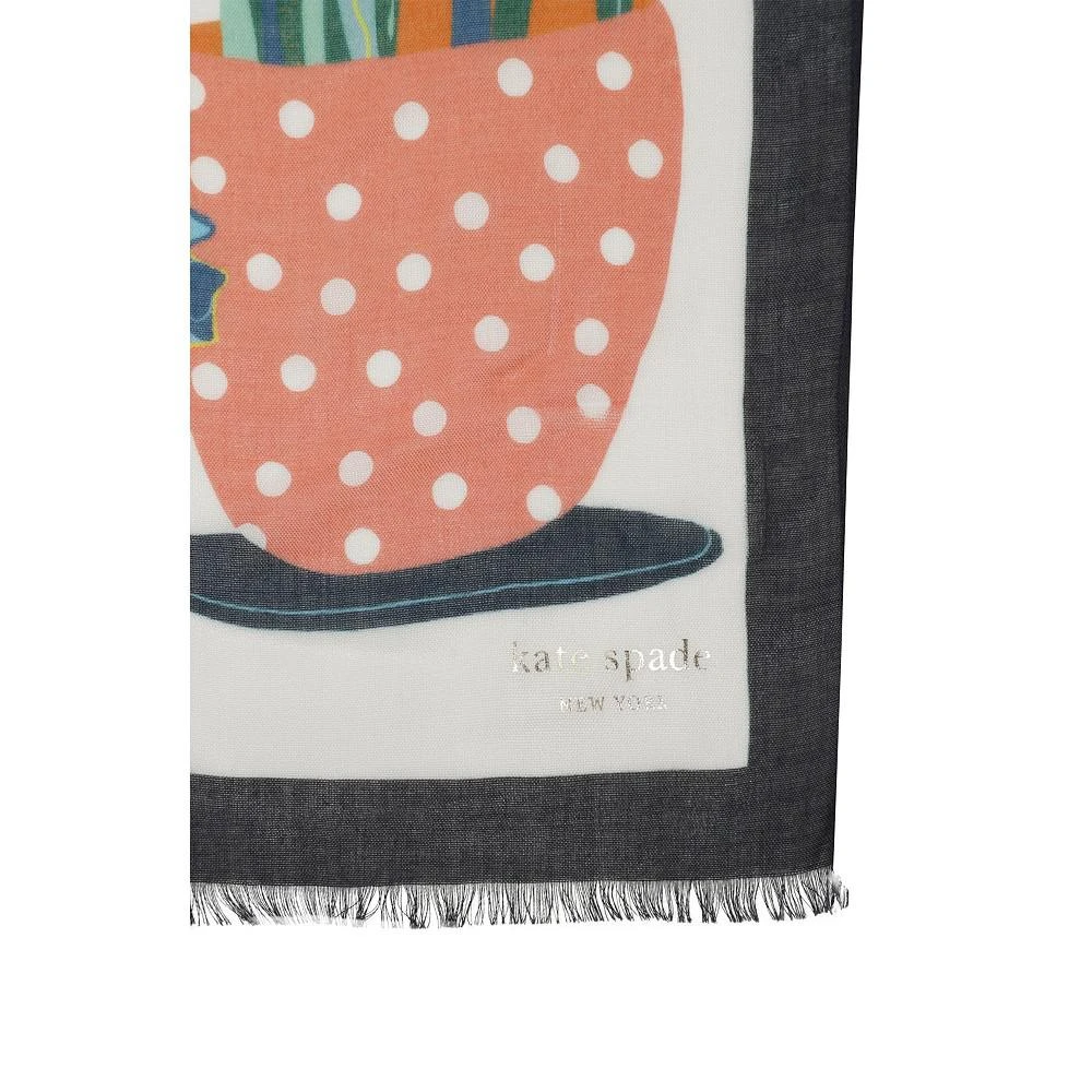 商品Kate Spade|Women's Flower Pot Jungle Oblong Scarf,价格¥524,第3张图片详细描述