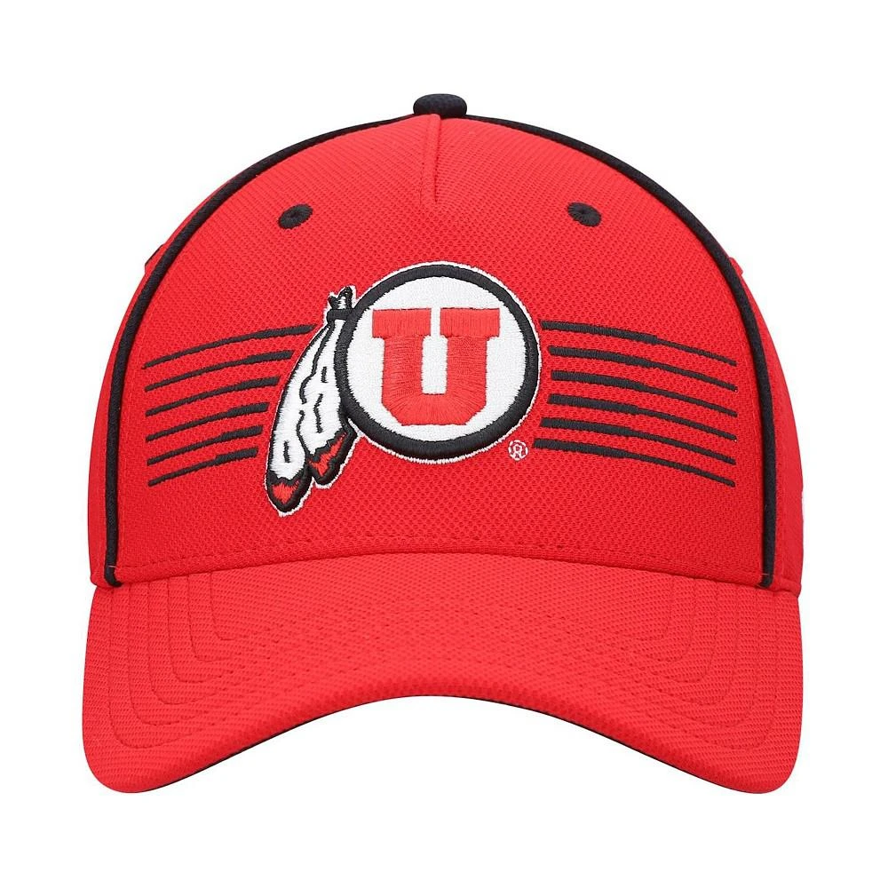 商品Under Armour|Men's Red Utah Utes Iso-Chill Blitzing Accent Adjustable Hat,价格¥297,第2张图片详细描述