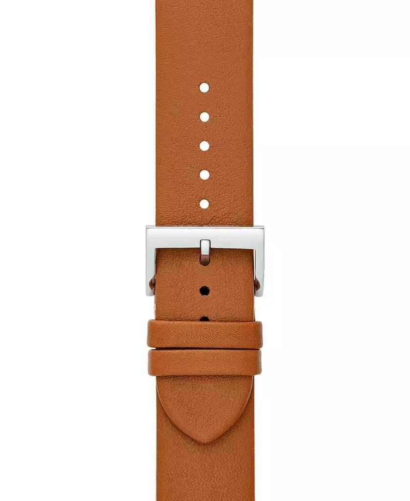 商品Tory Burch|Women's McGraw Luggage  Band For Apple Watch® Leather Strap 38mm/40mm,价格¥643,第3张图片详细描述
