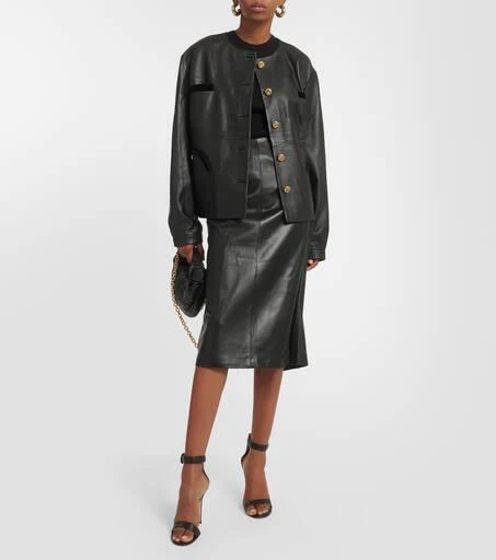商品BLAZÉ MILANO|Vegas Baby leather jacket,价格¥10007,第2张图片详细描述