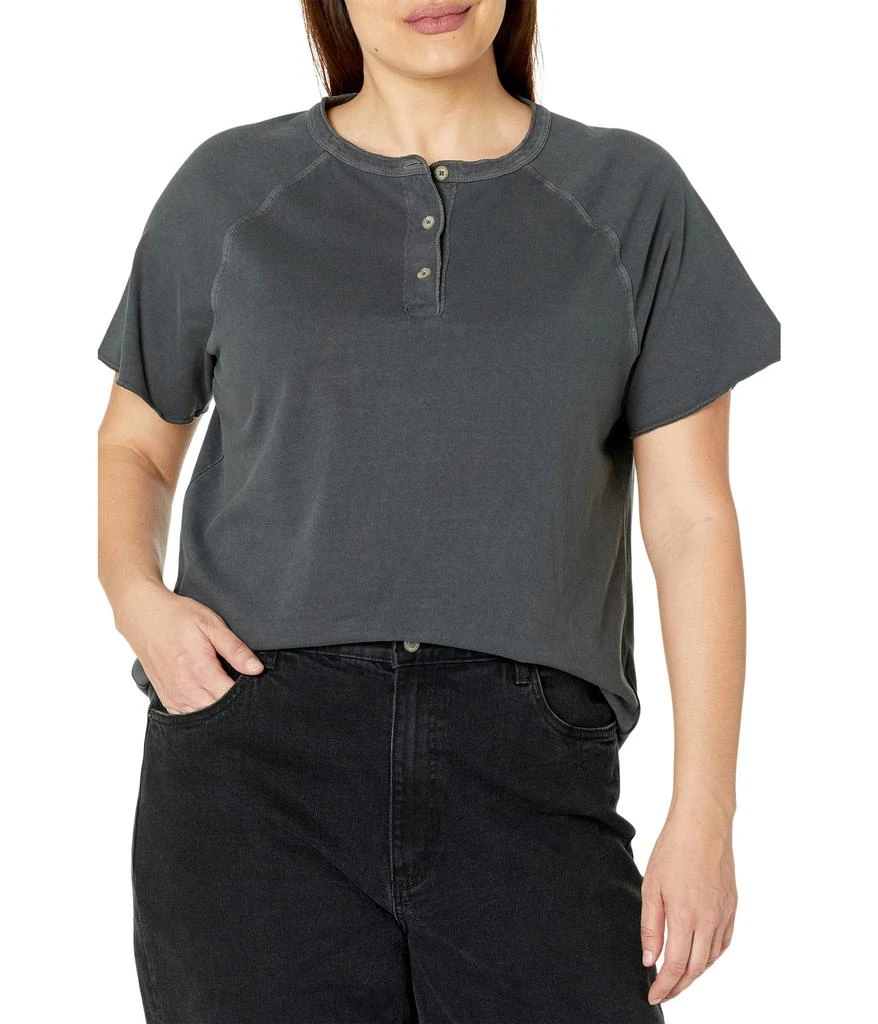 商品Madewell|Plus Bells Henley Tee,价格¥288,第1张图片