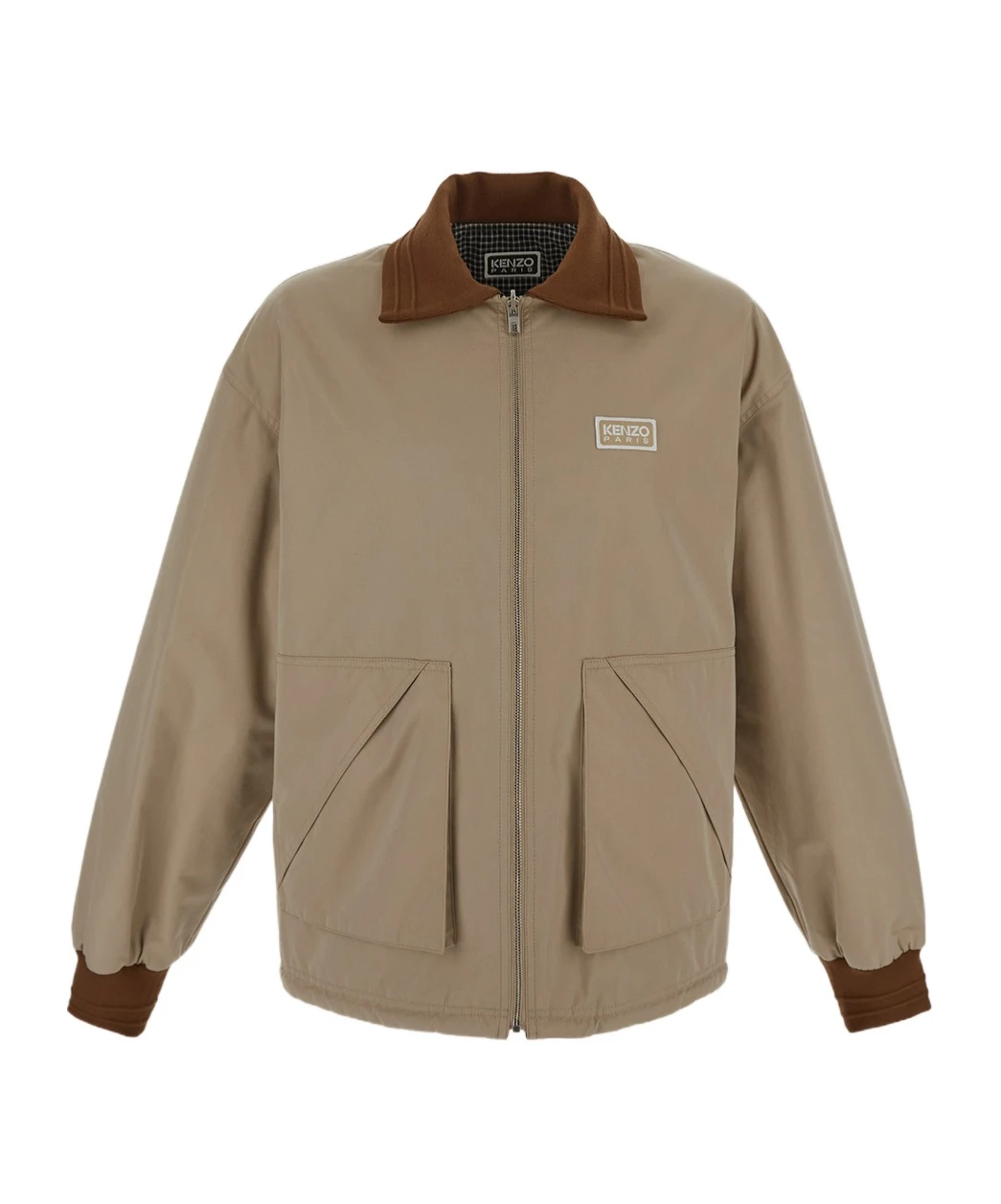 商品Kenzo|Kenzo 男士夹克 FE65BL0639OI11 棕色,价格¥5044,第1张图片