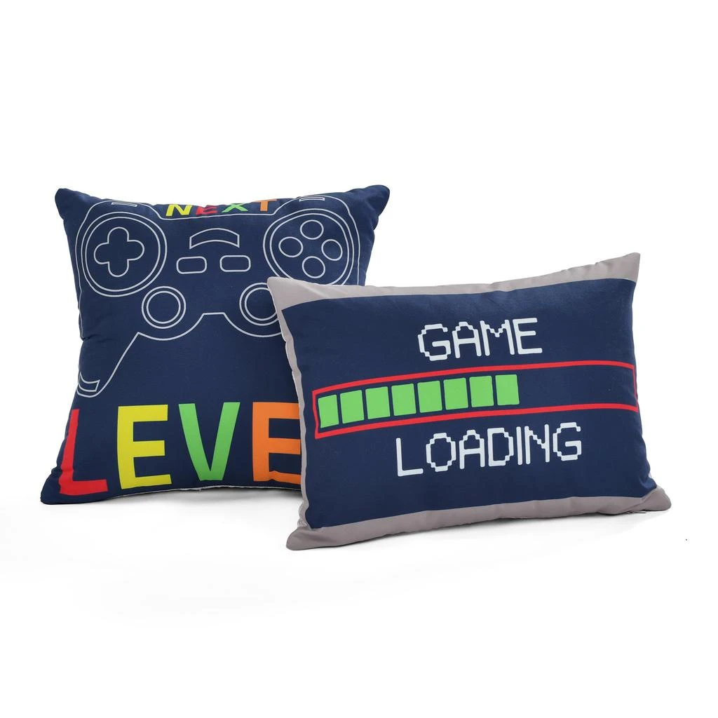 商品Lush Decor|Video Games Reversible Oversized Quilt 4Pc Set,价格¥978,第5张图片详细描述