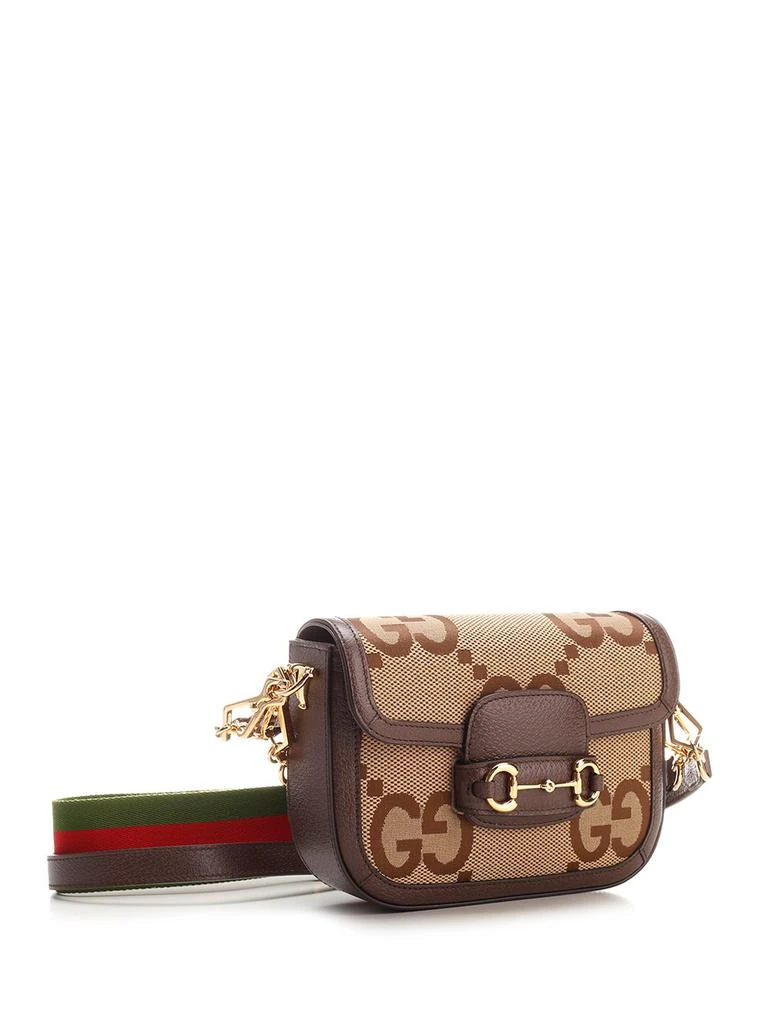 商品Gucci|Gucci Horsebit 1955 Jumbo GG Mini Bag,价格¥20394,第3张图片详细描述