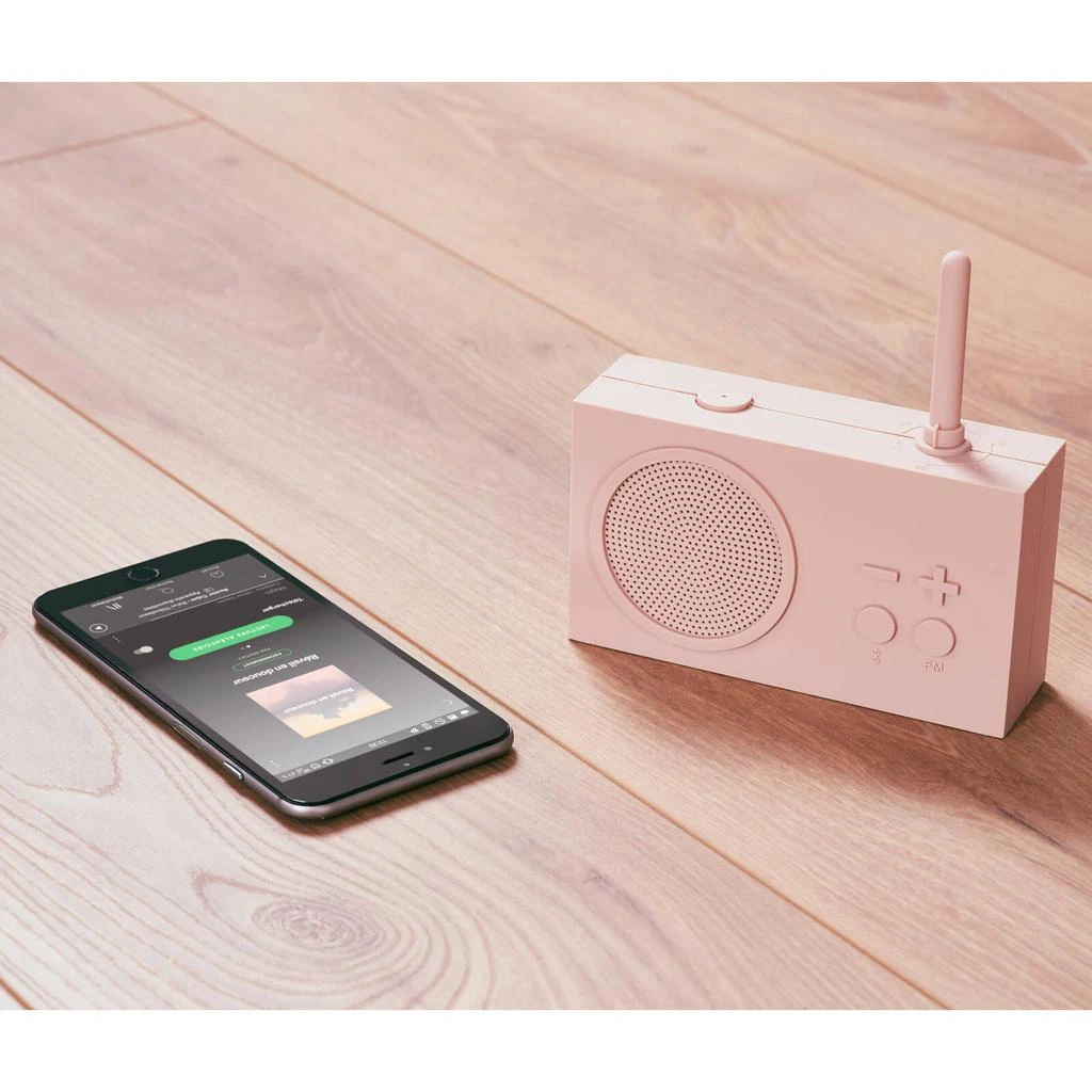 商品Lexon|Lexon TYKHO 3 FM Radio and Bluetooth Speaker - Pink,价格¥269,第4张图片详细描述