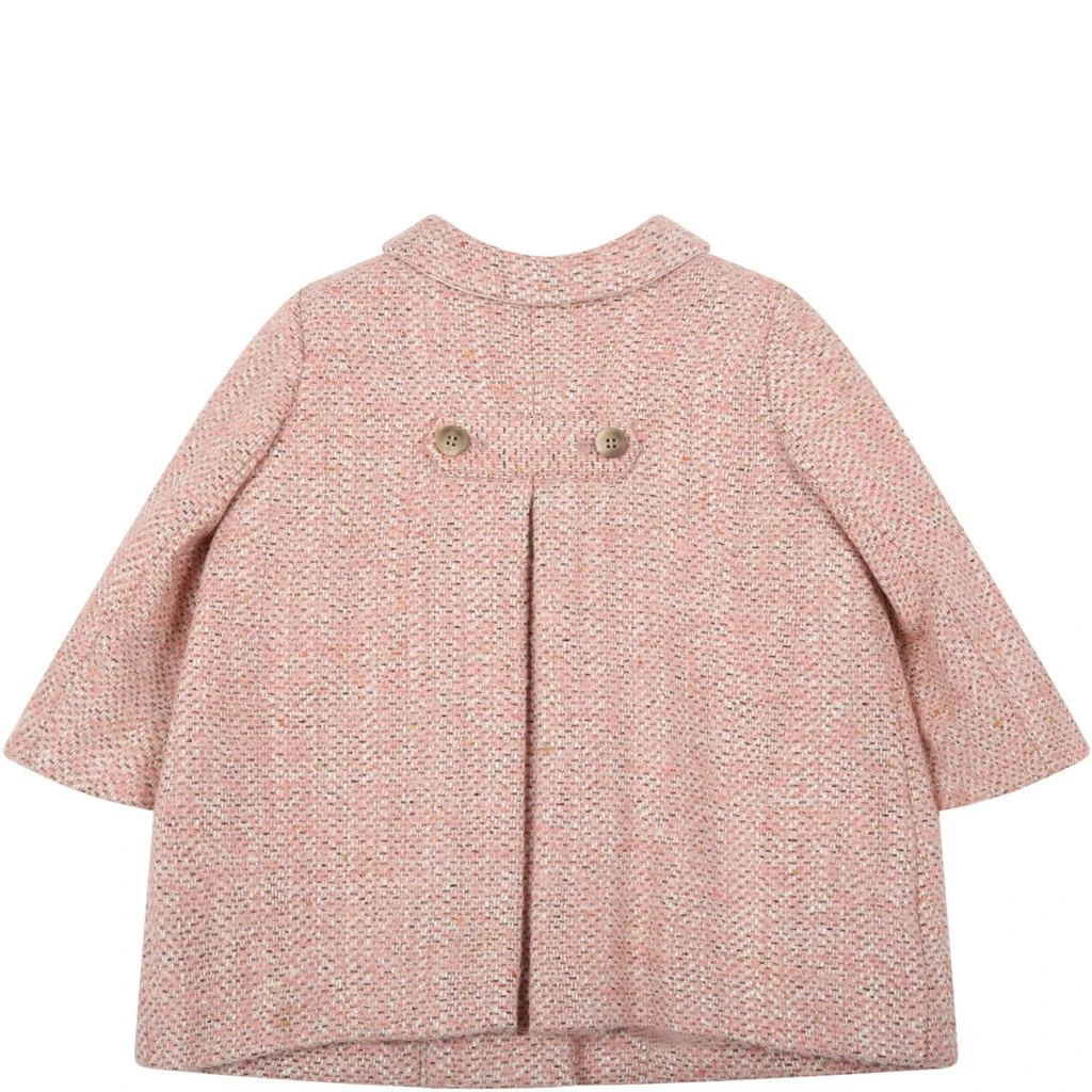 商品Bonpoint|Bonpoint Pink Coat For Baby Girl,价格¥2248,第2张图片详细描述