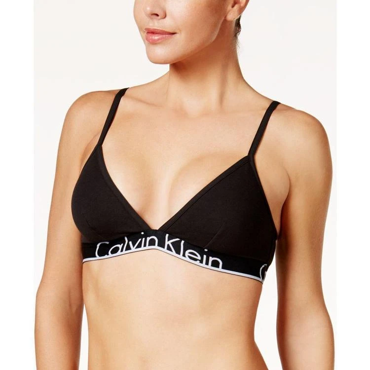 商品Calvin Klein|ID Cotton Triangle Bralette QF1758,价格¥240,第1张图片