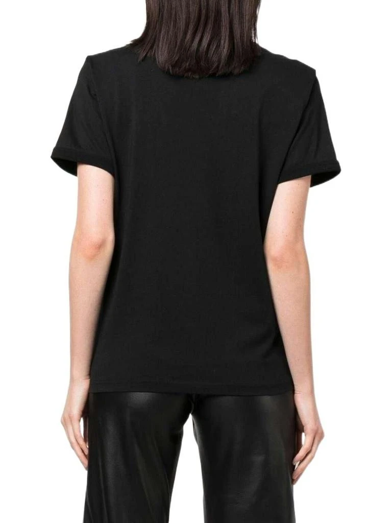 商品Lanvin|Lanvin women's black cotton t shirt,价格¥2228,第4张图片详细描述