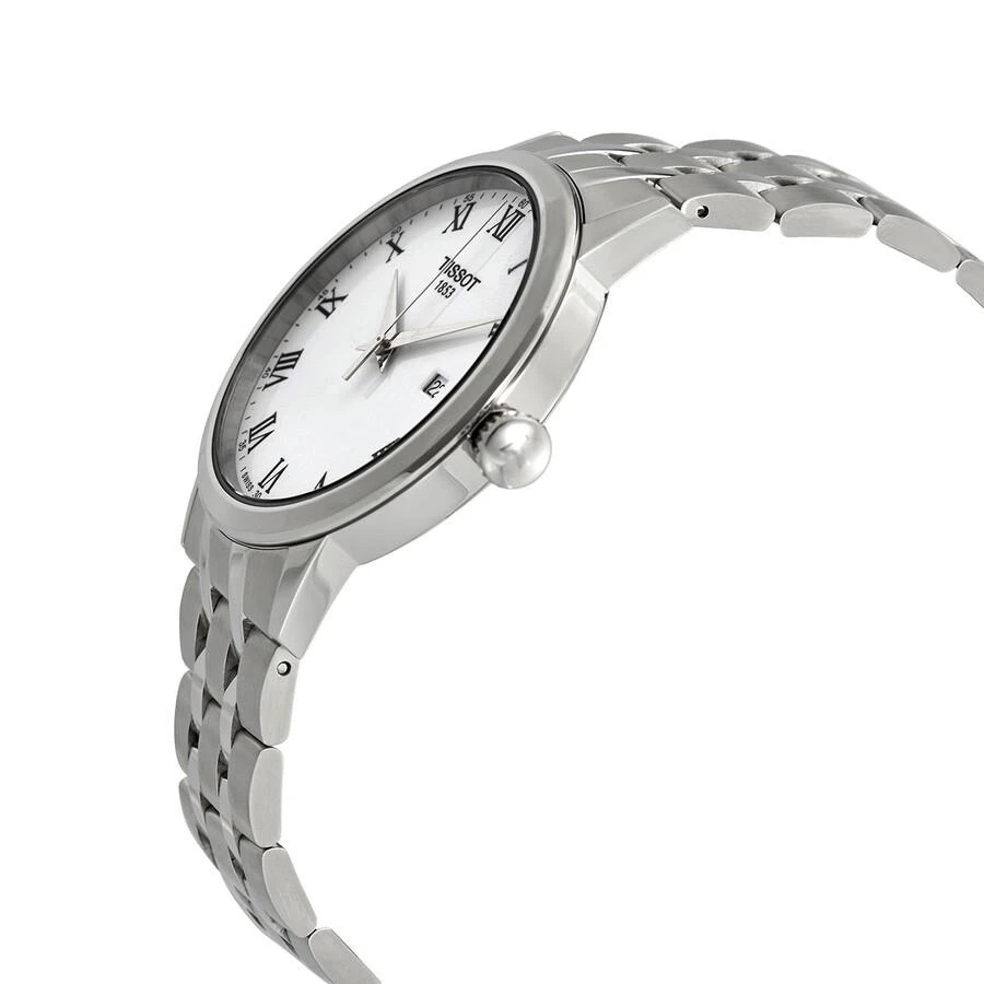商品Tissot|经典梦幻石英白色表盘男士手表 T129.410.11.013.00,价格¥1668,第2张图片详细描述
