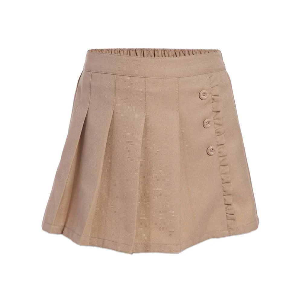 商品Nautica|Big Girls Plus Size Uniform Pleated Scooter Shorts,价格¥151,第1张图片