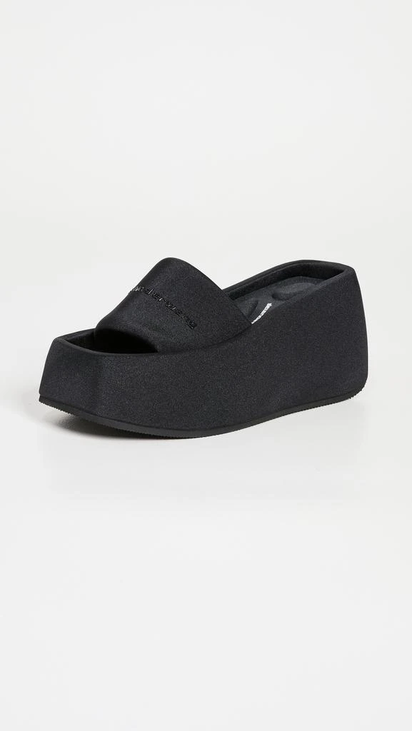 商品Alexander Wang|Alexander Wang Taji 厚底凉拖鞋,价格¥1318,第2张图片详细描述