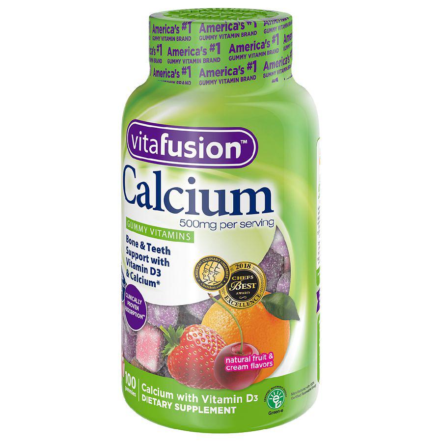 Calcium Supplement  Gummy Vitamins Fruit & Cream商品第6张图片规格展示