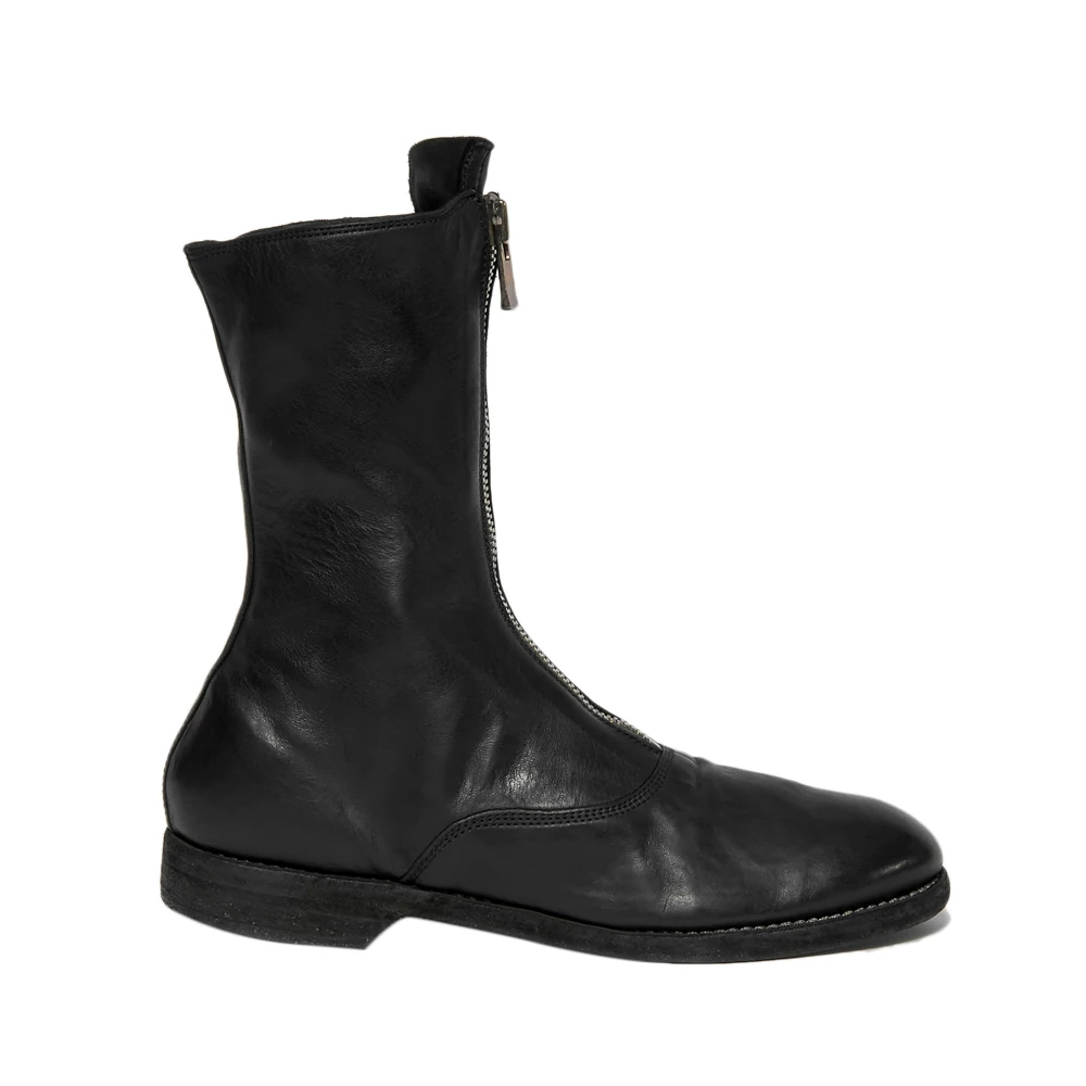 商品[国内直发] guidi|GUIDI 黑色女士踝靴 310-HORSE-FULL-GRAIN-BLACK,价格¥3440,第1张图片