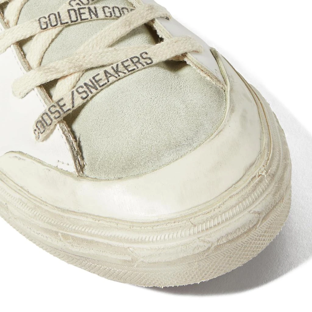 商品Golden Goose|Slide Penstar Matt Laminated and Fine Glitter Upper Suede Toe,价格¥3588,第3张图片详细描述