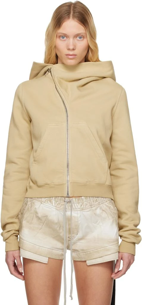 商品Rick Owens|Beige Hollywood Mountain Hoodie,价格¥2246,第1张图片