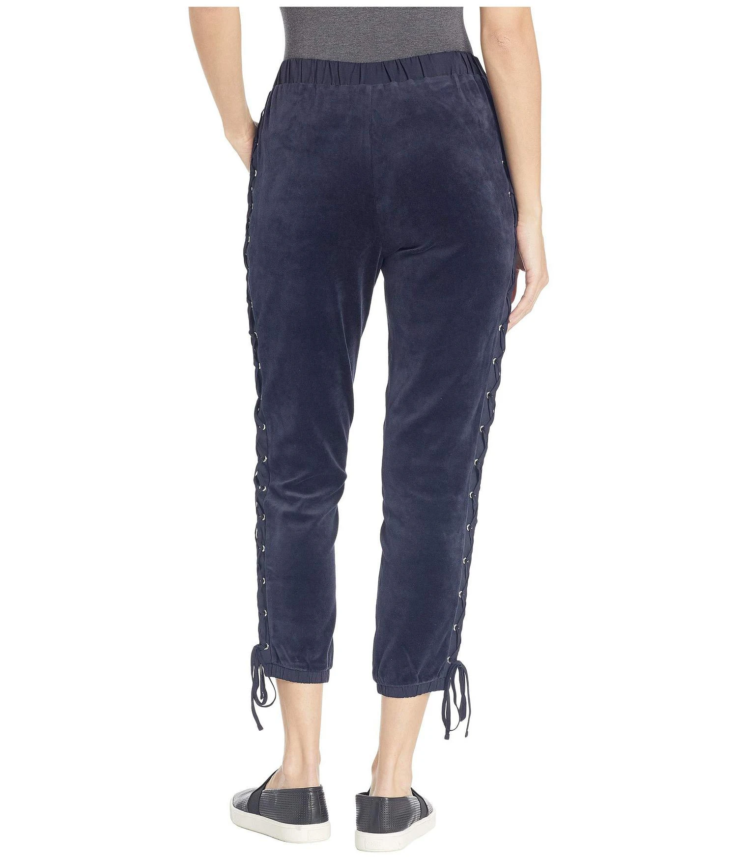 商品Juicy Couture|Track Velour Pants with Lacing,价格¥152,第3张图片详细描述