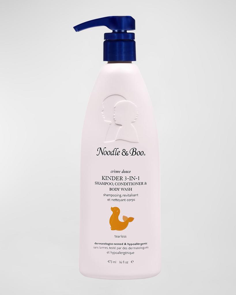 商品NOODLE & BOO|Kinder 3-In-1  Shampoo, Conditioner & Body Wash, 16 Oz,价格¥129,第1张图片