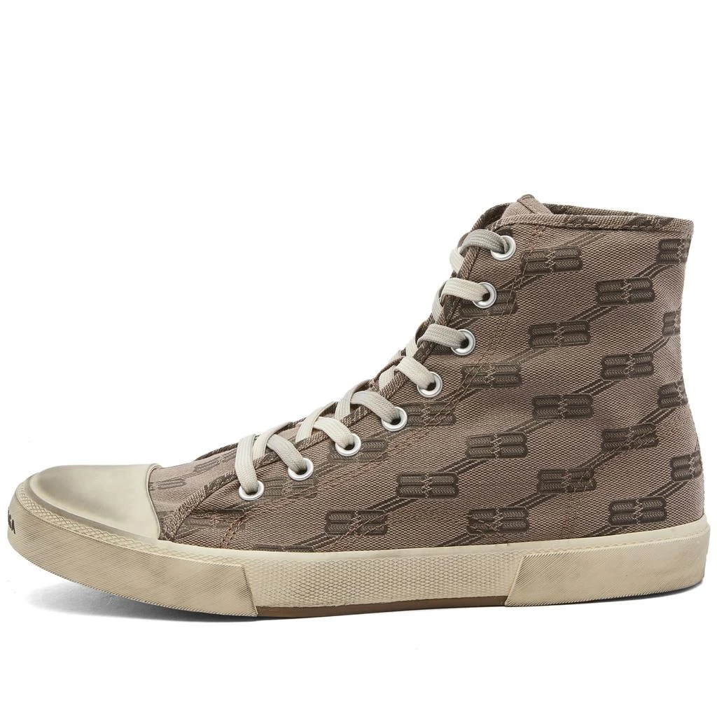 商品Balenciaga|Balenciaga Paris High All-Over Logo Canvas Sneaker,价格¥1896,第2张图片详细描述