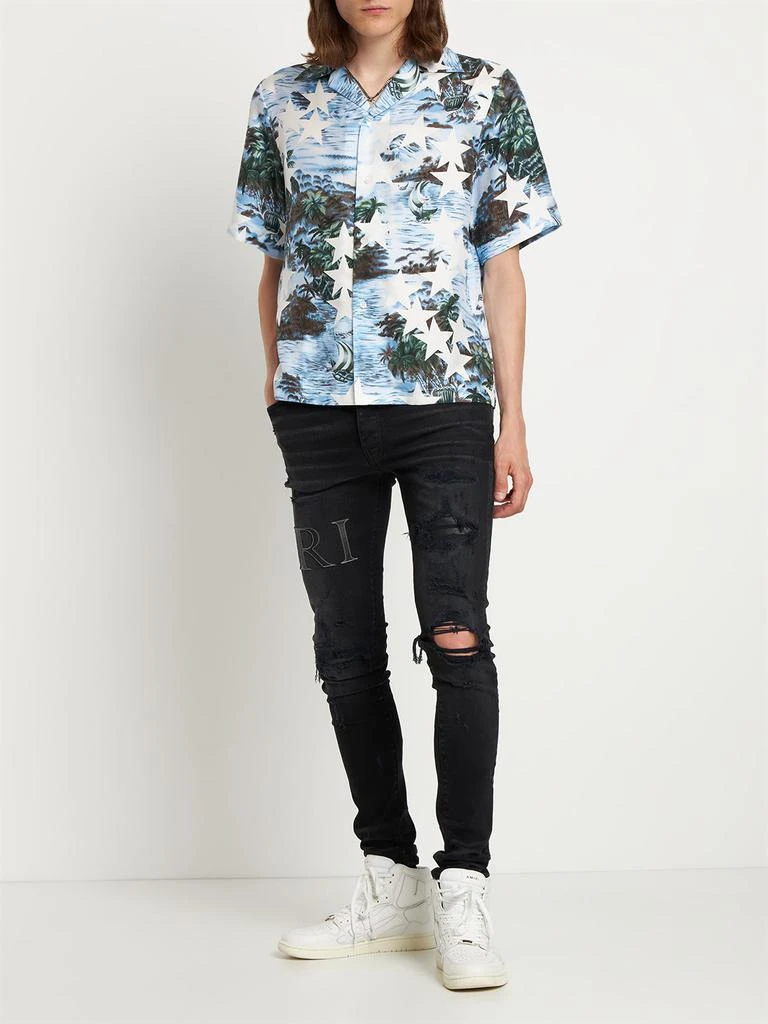 商品AMIRI|Printed Silk Twill Shirt,价格¥7572,第1张图片详细描述