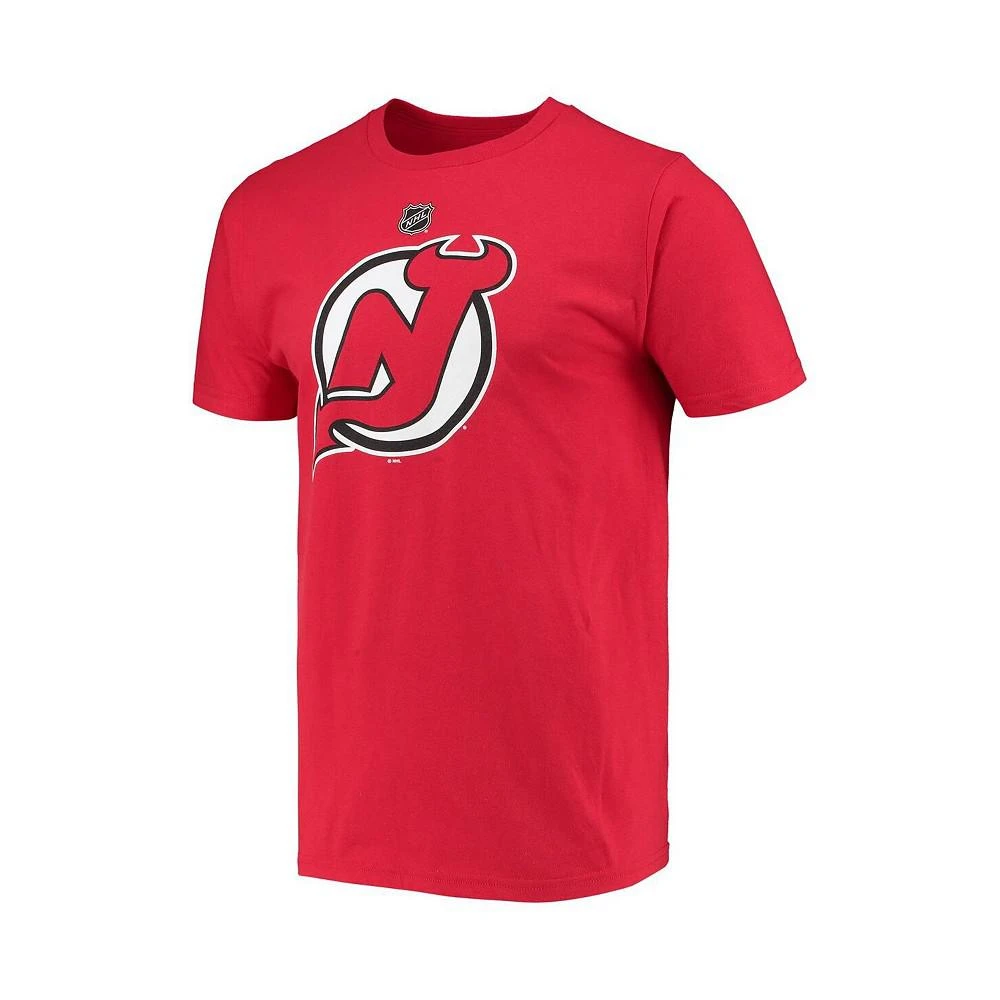 商品Adidas|Men's Will Butcher Red New Jersey Devils Name and Number T-shirt,价格¥263,第2张图片详细描述