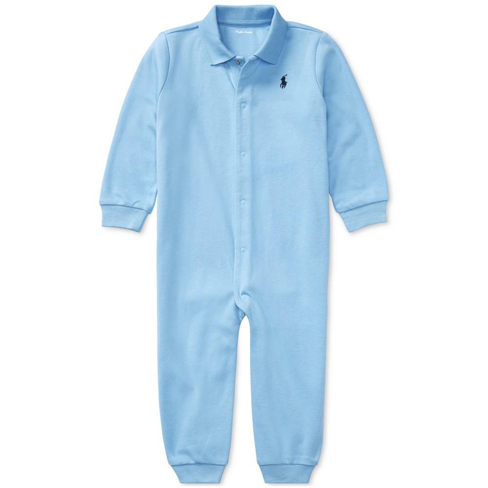 商品Ralph Lauren|男婴经典polo连体衣,价格¥295,第1张图片