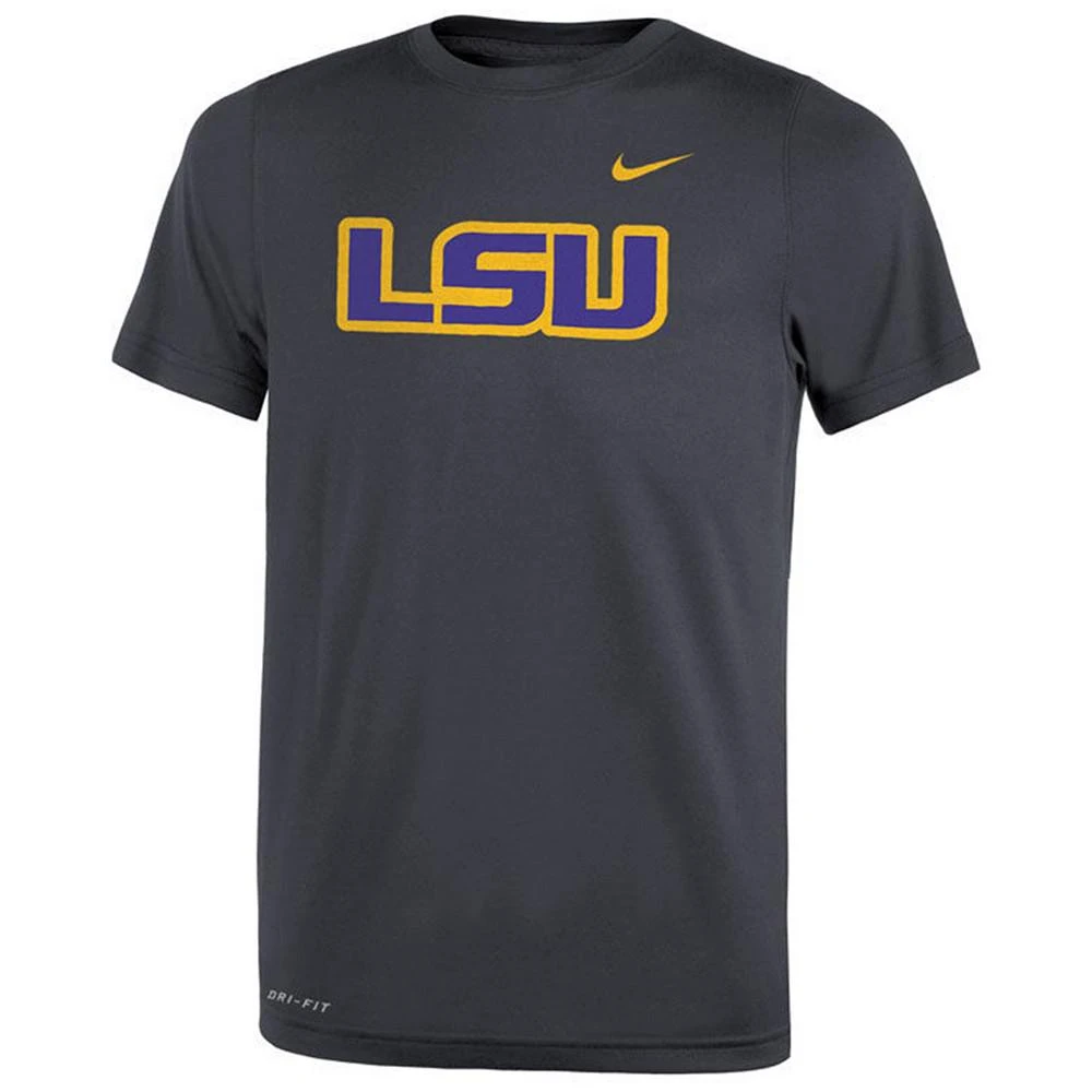 商品NIKE|LSU Tigers Legend Travel T-Shirt, Big Boys (8-20),价格¥153,第1张图片