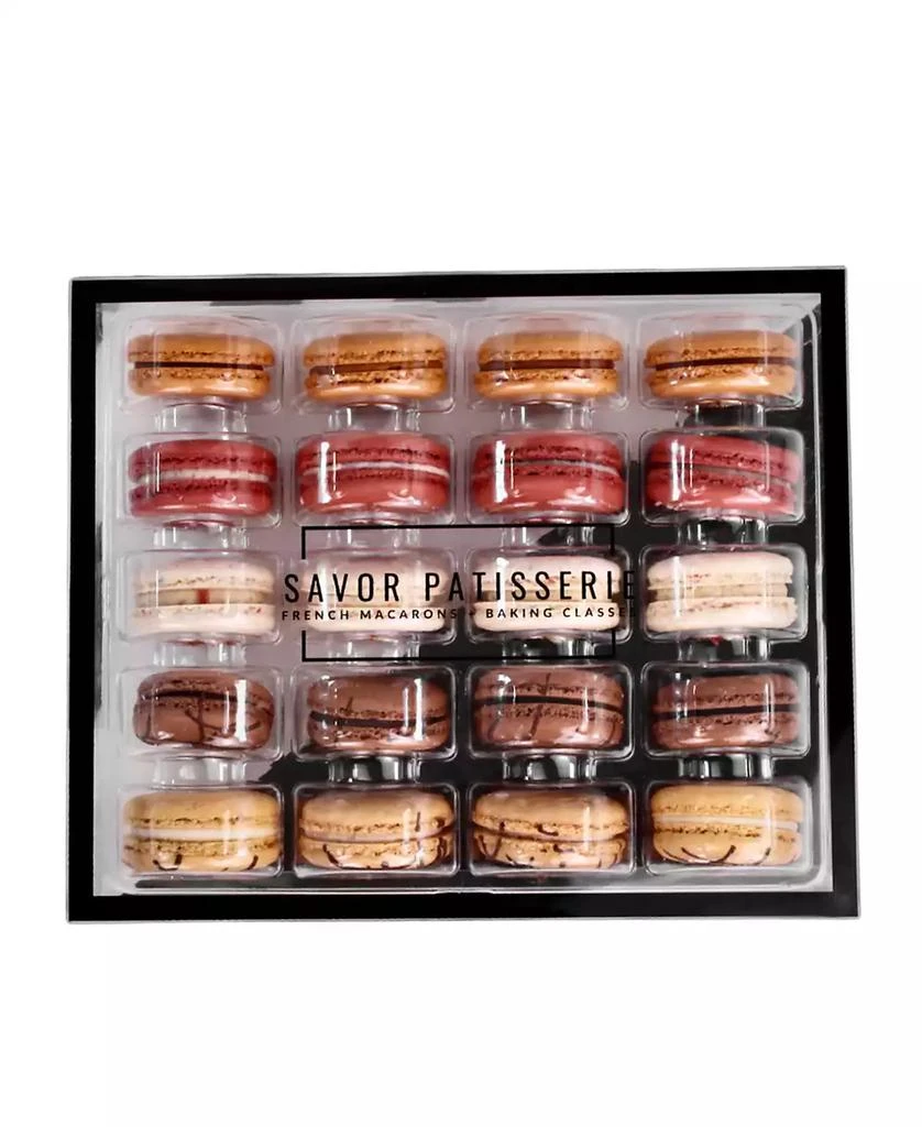 商品Savor Patisserie|The Best Sellers Collection French Macarons, 20 Count Box,价格¥376,第1张图片