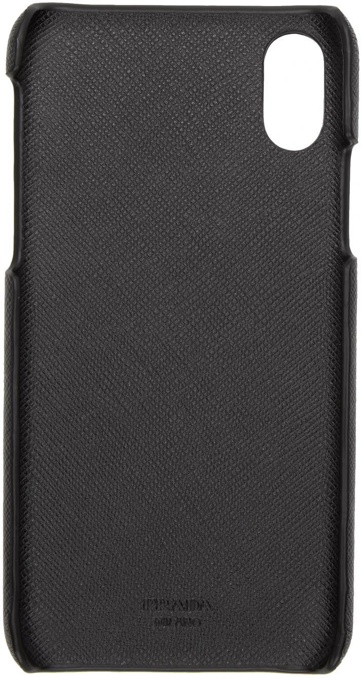 商品Prada|Black Saffiano iPhone X Case,价格¥1727,第2张图片详细描述