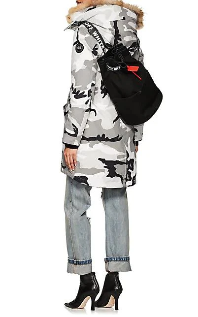 商品Canada Goose|Rossclair Camouflage Tech-Faille Parka,价格¥7020,第4张图片详细描述