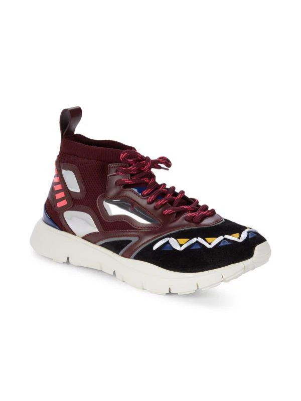 商品Valentino|Mixed-Media Platform Runners,价格¥2074,第2张图片详细描述