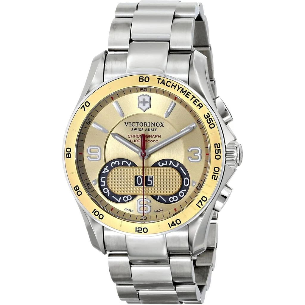 商品Victorinox|Swiss Army Men's Gold dial Watch,价格¥2134,第1张图片