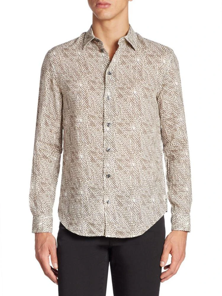 商品Armani|Tropical Foliage Shirt,价格¥1679,第1张图片