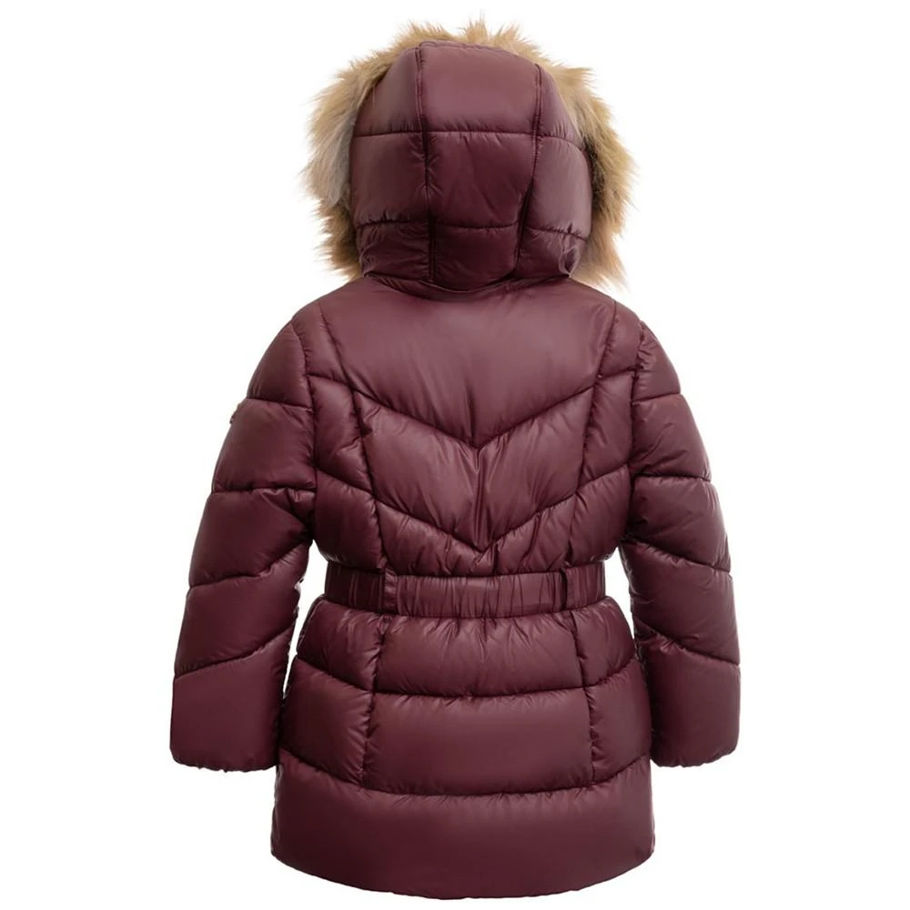 商品Michael Kors|Toddler and Little Girls Heavy Weight Belted Jacket,价格¥389,第2张图片详细描述